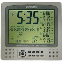 Quemex Azan Clock - QAC-1502with 2000 Cities Full Automatic with 8 voice (new Model)